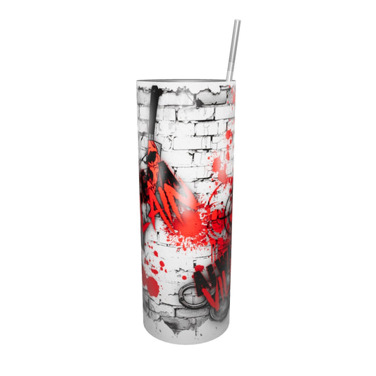 Once a Villain Always a Villain Stainless steel tumbler
