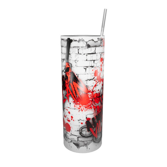 Once a Villain Always a Villain Stainless steel tumbler